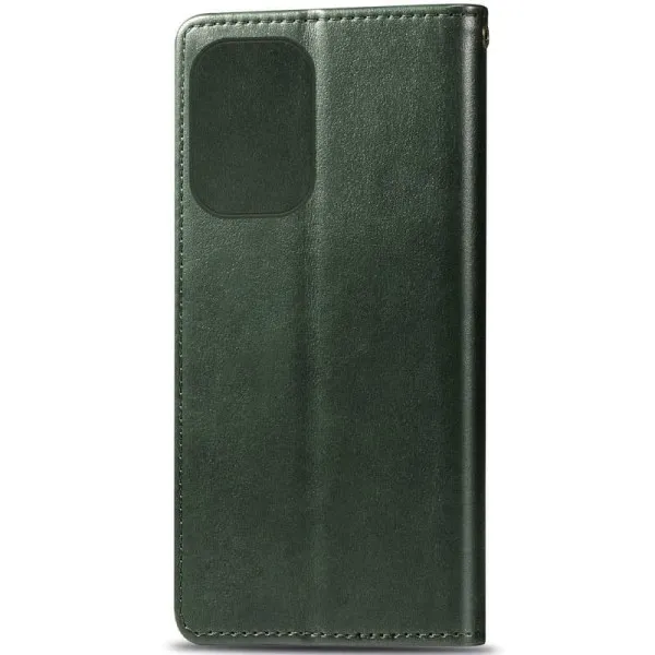 Кожаный чехол-книжка GETMAN Gallant (PU) для Motorola Moto G15 Power / G17 Power — Зеленый — фото 4 Кожаный чехол-книжка GETMAN Gallant (PU) для Motorola Moto G15 Power / G17 Power — Зеленый — фото 4