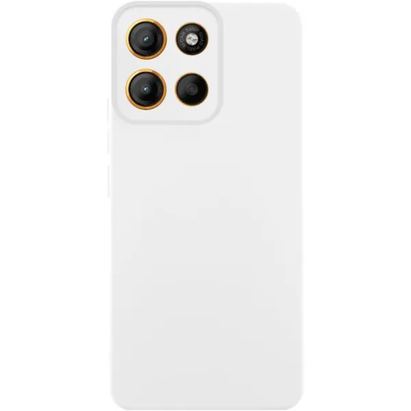 Чехол Silicone Cover Ummi Lakshmi Full Camera (AA) для Motorola Moto G15 4G — Белый Чехол Silicone Cover Ummi Lakshmi Full Camera (AA) для Motorola Moto G15 4G — Белый