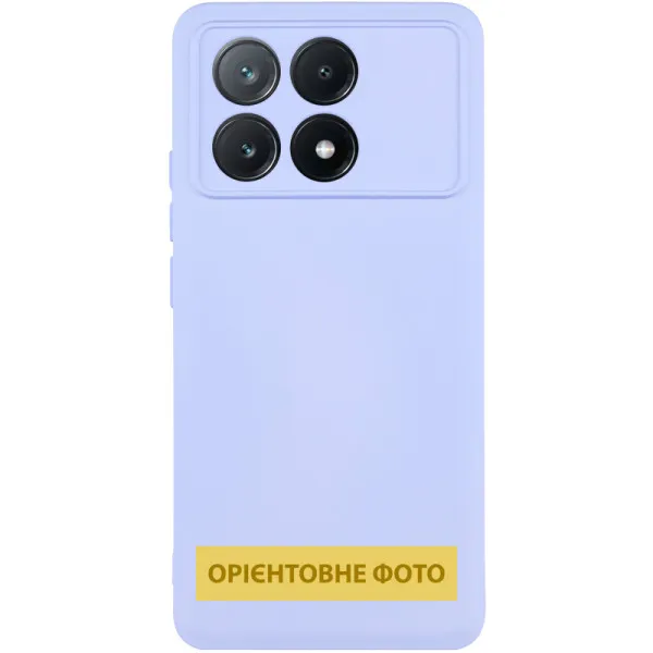Чехол TPU GETMAN Liquid Silk Full Camera для Motorola Moto G15 4G / G15 Power / G17 / G17 Power — Сиреневый Чехол TPU GETMAN Liquid Silk Full Camera для Motorola Moto G15 4G / G15 Power / G17 / G17 Power — Сиреневый