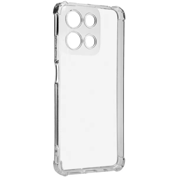 TPU чехол GETMAN Ease logo усиленные углы Full Camera для Motorola Moto G17 — Прозрачный — фото 1 TPU чехол GETMAN Ease logo усиленные углы Full Camera для Motorola Moto G17 — Прозрачный — фото 1