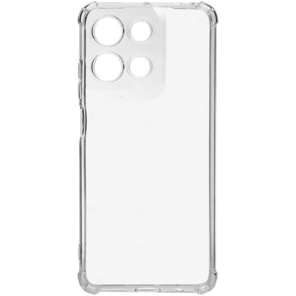 TPU чехол GETMAN Ease logo усиленные углы Full Camera для Motorola Moto G17 — Прозрачный — фото 2 TPU чехол GETMAN Ease logo усиленные углы Full Camera для Motorola Moto G17 — Прозрачный — фото 2