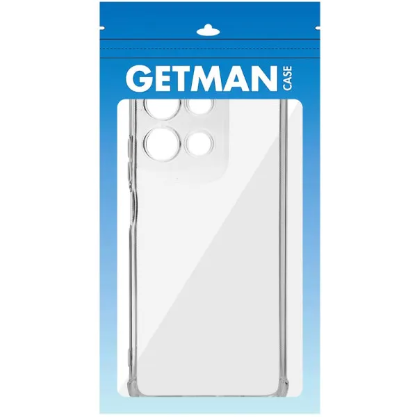 TPU чехол GETMAN Ease logo усиленные углы Full Camera для Motorola Moto G17 — Прозрачный — фото 3 TPU чехол GETMAN Ease logo усиленные углы Full Camera для Motorola Moto G17 — Прозрачный — фото 3