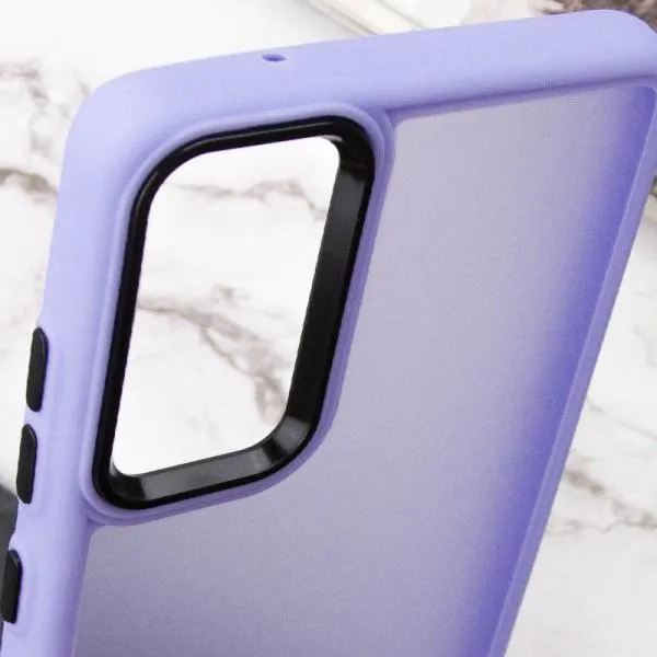 Чехол TPU+PC Lyon Frosted для Motorola Moto G24 / G04 / E14 — Фиолетовый — фото 5 Чехол TPU+PC Lyon Frosted для Motorola Moto G24 / G04 / E14 — Фиолетовый — фото 5