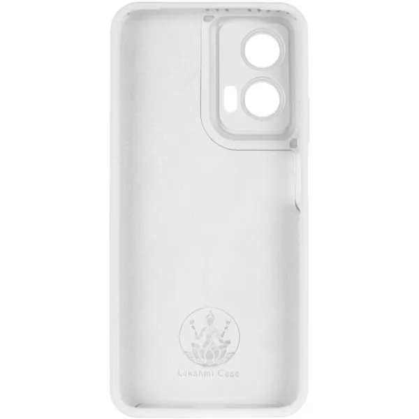 Чохол Silicone Cover Lakshmi Full Camera (AAA) для Motorola Moto G35 — Білий — фото 3 Чохол Silicone Cover Lakshmi Full Camera (AAA) для Motorola Moto G35 — Білий — фото 3