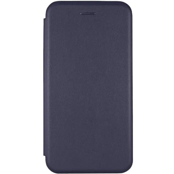Кожаный чехол-книжка Classy для Motorola Moto G55 5G — Темно-синий — фото 1 Кожаный чехол-книжка Classy для Motorola Moto G55 5G — Темно-синий — фото 1