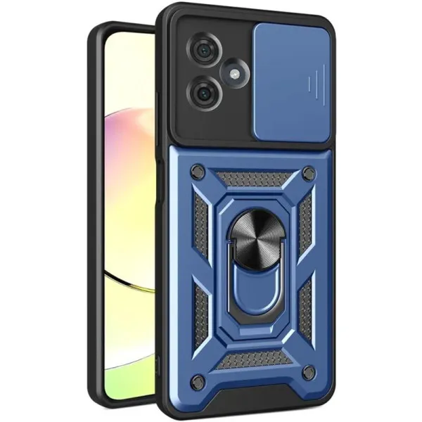 Чехол Ummi Camshield Serge Ring для Motorola Moto G55 5G — Синий Чехол Ummi Camshield Serge Ring для Motorola Moto G55 5G — Синий