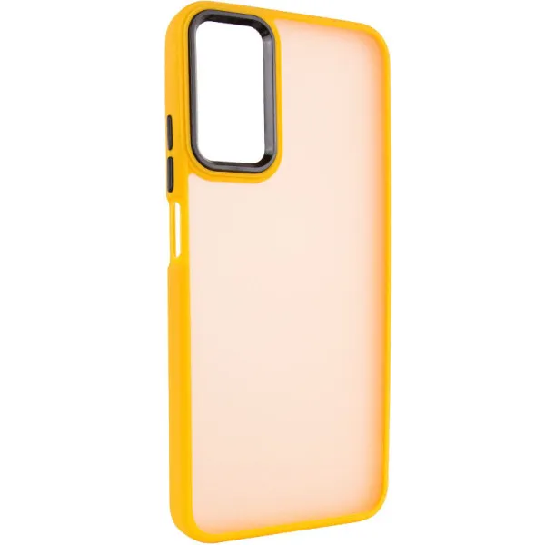 Чехол TPU+PC Lyon Frosted для Motorola Moto G84 — Оранжевый — фото 1 Чехол TPU+PC Lyon Frosted для Motorola Moto G84 — Оранжевый — фото 1