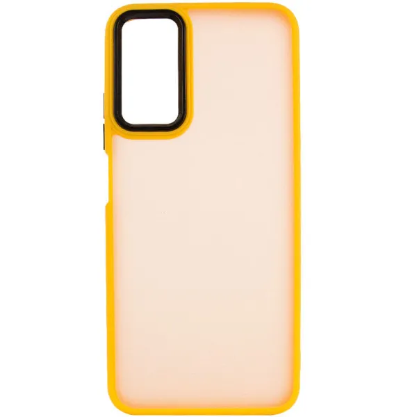 Чехол TPU+PC Lyon Frosted для Motorola Moto G84 — Оранжевый — фото 2 Чехол TPU+PC Lyon Frosted для Motorola Moto G84 — Оранжевый — фото 2