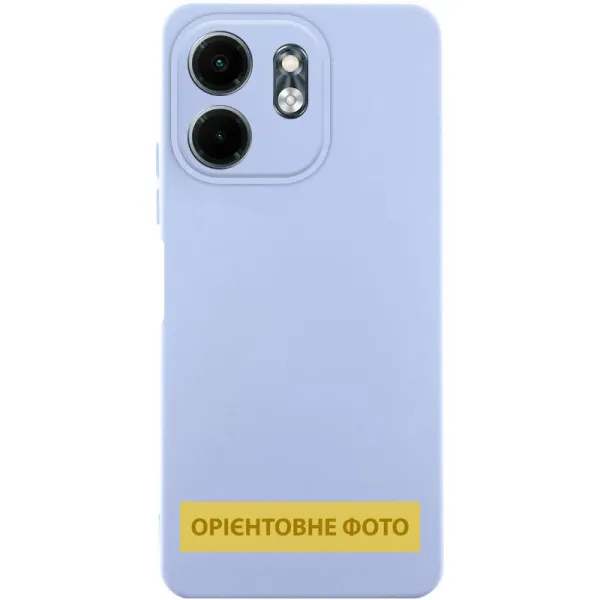 Чехол TPU GETMAN Liquid Silk Full Camera для Motorola Moto G86 5G — Сиреневый Чехол TPU GETMAN Liquid Silk Full Camera для Motorola Moto G86 5G — Сиреневый