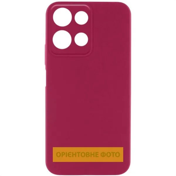 Чехол Silicone Cover Ummi Lakshmi Full Camera (AA) для Motorola Moto G86 5G — Бордовый Чехол Silicone Cover Ummi Lakshmi Full Camera (AA) для Motorola Moto G86 5G — Бордовый