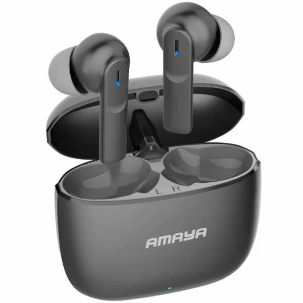 Бездротові TWS навушники Amaya ATW-09 Metal case — Сірий — фото 1