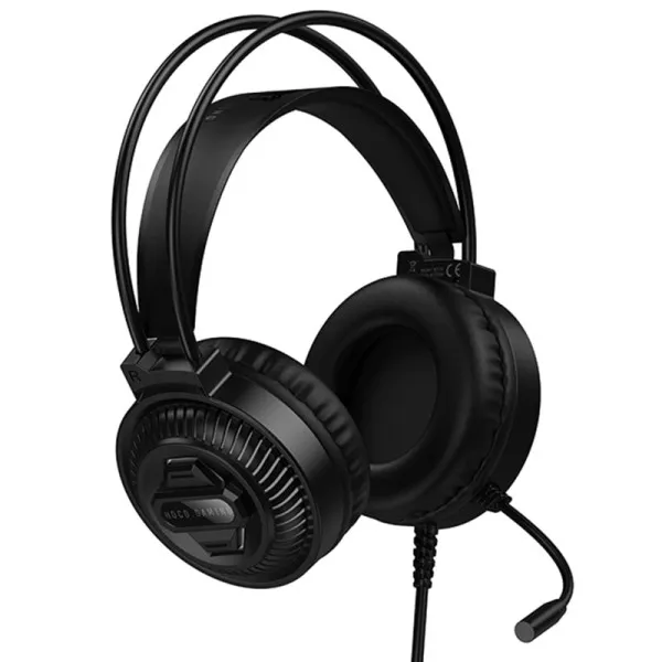 Накладні навушники Hoco W118 Extreme (3.5mm/1.8m) — Чорний — фото 1