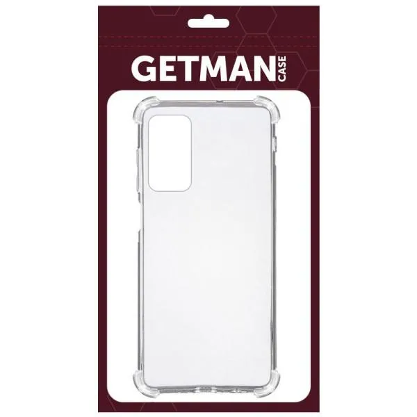 TPU чехол GETMAN Ease logo усиленные углы для Nokia G42 — Прозрачный — фото 2 TPU чехол GETMAN Ease logo усиленные углы для Nokia G42 — Прозрачный — фото 2