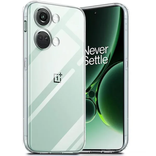 TPU чехол Epic Transparent 1,5mm Full Camera для OnePlus Nord 3 — Прозрачный — фото 1