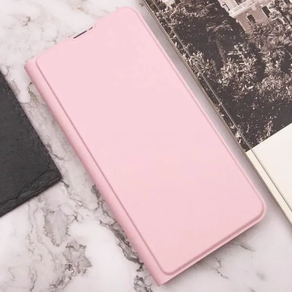 Кожаный чехол-книжка GETMAN Elegant (PU) для Oppo A17k — Розовый — фото 4 Кожаный чехол-книжка GETMAN Elegant (PU) для Oppo A17k — Розовый — фото 4