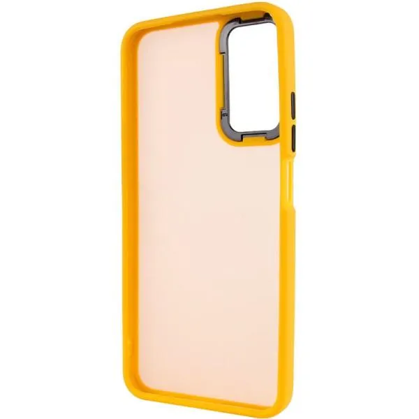 Чехол TPU+PC Lyon Frosted для Oppo A58 4G — Оранжевый — фото 3 Чехол TPU+PC Lyon Frosted для Oppo A58 4G — Оранжевый — фото 3