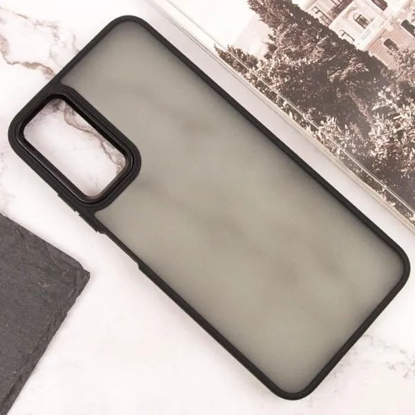Чехол TPU+PC Lyon Frosted для Oppo A58 4G — Черный — фото 4 Чехол TPU+PC Lyon Frosted для Oppo A58 4G — Черный — фото 4