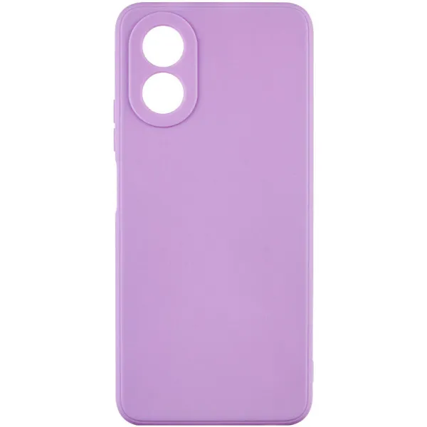 Силиконовый чехол Candy Full Camera для Oppo A78 4G — Сиреневый — фото 1