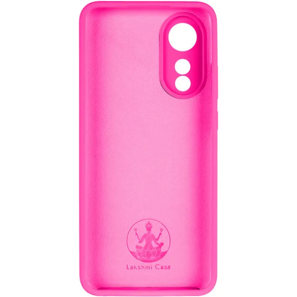 Чехол Silicone Cover Lakshmi Full Camera (AAA) для Oppo A78 4G — Розовый — фото 3