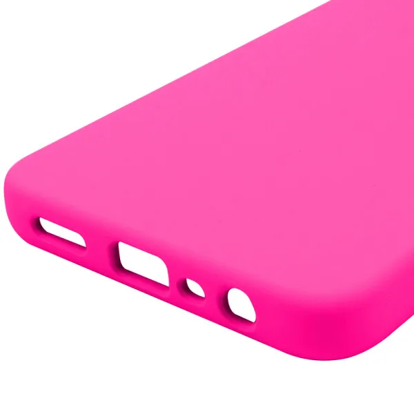 Чехол Silicone Cover Lakshmi Full Camera (AAA) для Oppo A78 4G — Розовый — фото 5