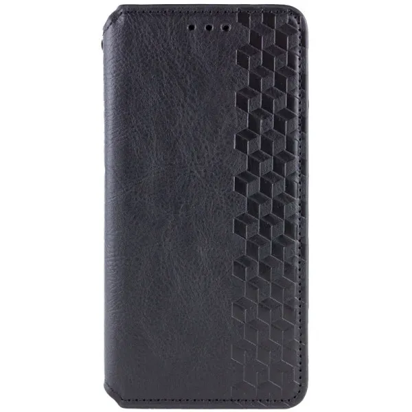 Кожаный чехол-книжка GETMAN Cubic (PU) для Oppo A98 — Черный — фото 1 Кожаный чехол-книжка GETMAN Cubic (PU) для Oppo A98 — Черный — фото 1