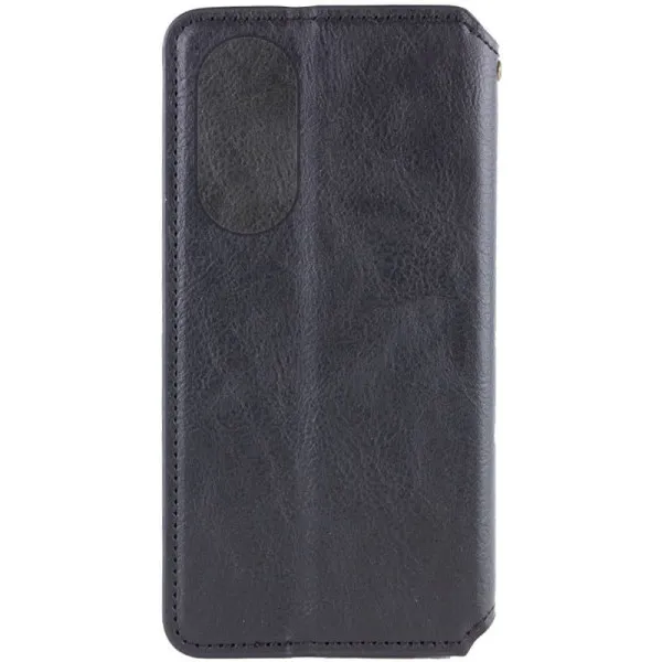 Кожаный чехол-книжка GETMAN Cubic (PU) для Oppo A98 — Черный — фото 5 Кожаный чехол-книжка GETMAN Cubic (PU) для Oppo A98 — Черный — фото 5