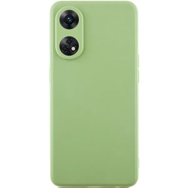 Силиконовый чехол Candy Full Camera для Oppo Reno 8 T 4G — Фисташковый — фото 1 Силиконовый чехол Candy Full Camera для Oppo Reno 8 T 4G — Фисташковый — фото 1