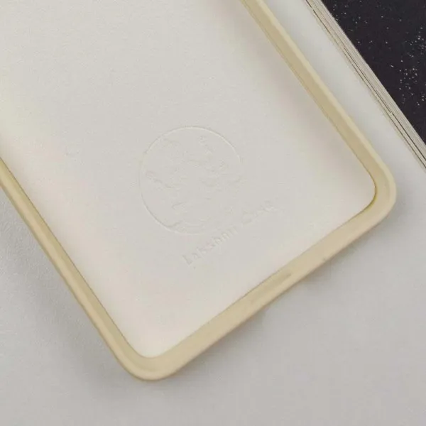 Чехол TPU GETMAN Liquid Silk Full Camera для Xiaomi Poco X6 Pro — Песочный — фото 3