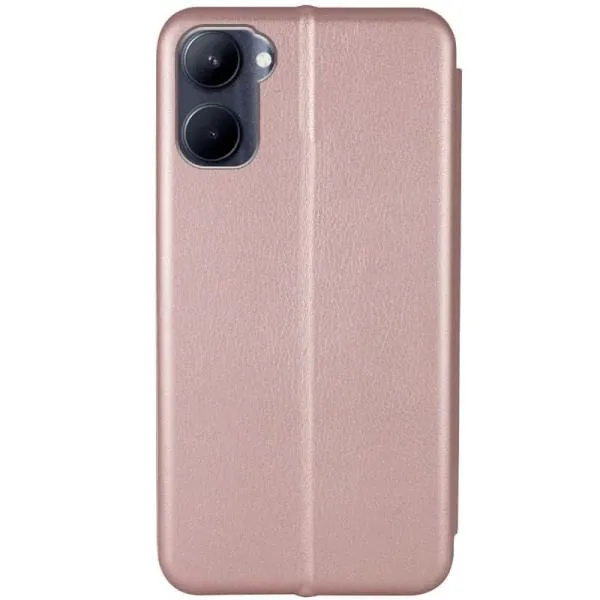 Кожаный чехол-книжка Classy для Realme C33 — Rose Gold — фото 3 Кожаный чехол-книжка Classy для Realme C33 — Rose Gold — фото 3
