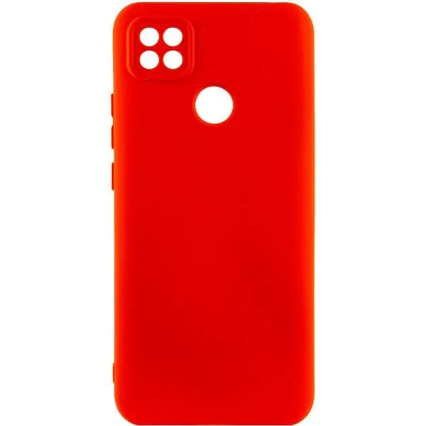 Чехол TPU GETMAN Liquid Silk Full Camera для Xiaomi Redmi 9C — Красный — фото 2