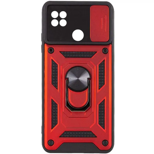 Чехол Ummi Camshield Serge Ring для Xiaomi Redmi 9C / Redmi 10A — Красный — фото 1 Чехол Ummi Camshield Serge Ring для Xiaomi Redmi 9C / Redmi 10A — Красный — фото 1