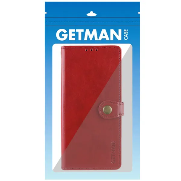 Кожаный чехол-книжка GETMAN Gallant (PU) для Xiaomi Redmi 9C — Красный — фото 4 Кожаный чехол-книжка GETMAN Gallant (PU) для Xiaomi Redmi 9C — Красный — фото 4