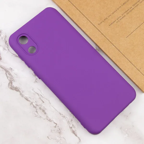 Чохол Silicone Cover Lakshmi Full Camera (A) для Samsung Galaxy A03 Core — Фіолетовий — фото 4 Чохол Silicone Cover Lakshmi Full Camera (A) для Samsung Galaxy A03 Core — Фіолетовий — фото 4