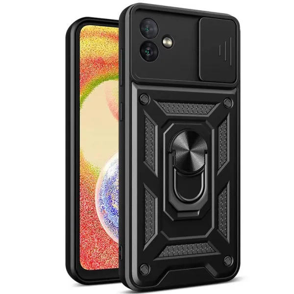 Чехол Ummi Camshield Serge Ring для Samsung Galaxy A04 — Черный — фото 1 Чехол Ummi Camshield Serge Ring для Samsung Galaxy A04 — Черный — фото 1