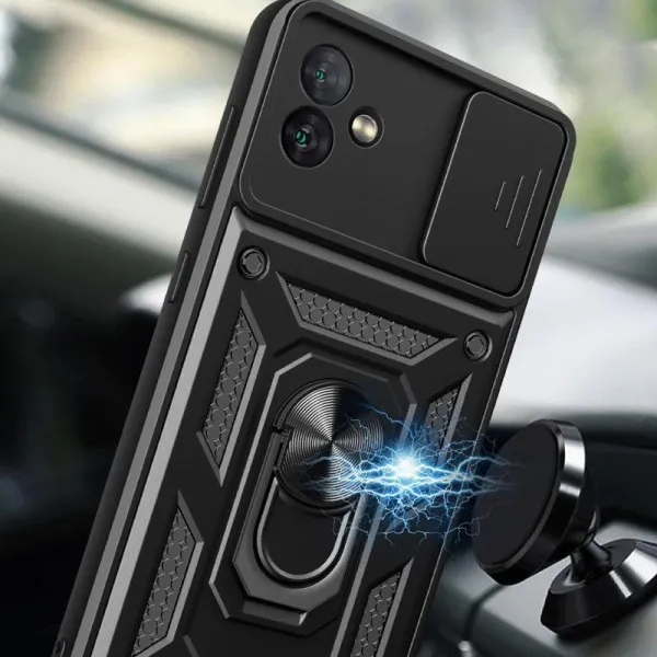 Чехол Ummi Camshield Serge Ring для Samsung Galaxy A04 — Черный — фото 2 Чехол Ummi Camshield Serge Ring для Samsung Galaxy A04 — Черный — фото 2