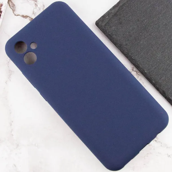 Чехол Silicone Cover Lakshmi Full Camera (AAA) для Samsung Galaxy A04e — Темно-синий — фото 5 Чехол Silicone Cover Lakshmi Full Camera (AAA) для Samsung Galaxy A04e — Темно-синий — фото 5