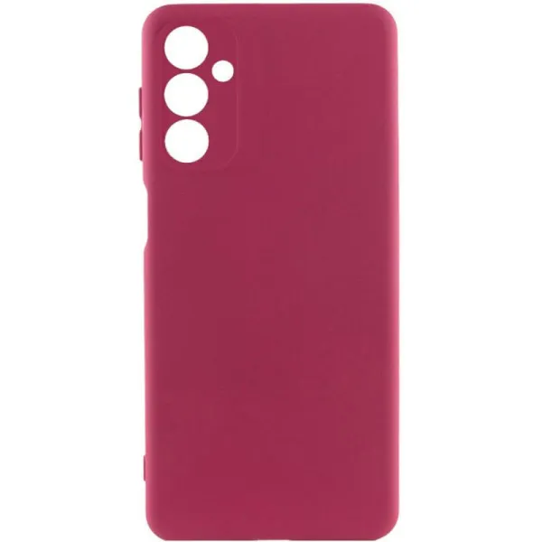 Чохол Silicone Cover Ummi Lakshmi Full Camera (AA) для Samsung Galaxy A04s — Бордовий
