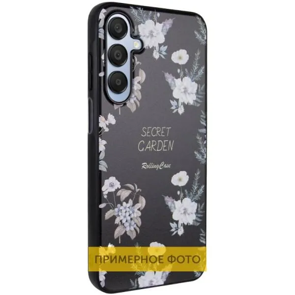 TPU+PC чехол Secret Garden для Samsung Galaxy A06 — Черный — фото 1 TPU+PC чехол Secret Garden для Samsung Galaxy A06 — Черный — фото 1
