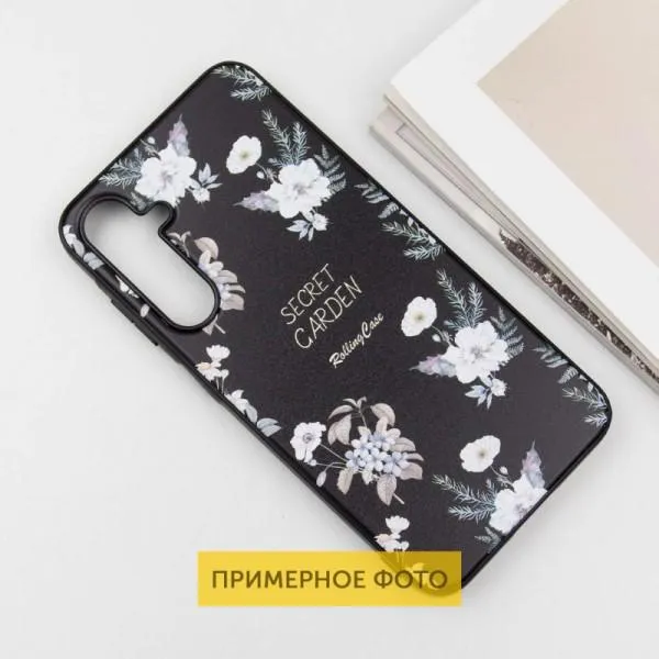 TPU+PC чехол Secret Garden для Samsung Galaxy A06 — Черный — фото 3 TPU+PC чехол Secret Garden для Samsung Galaxy A06 — Черный — фото 3