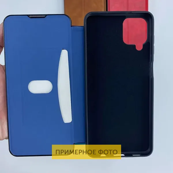 Кожаный чехол-книжка Belora для Samsung Galaxy A06 — Темно-синий — фото 4 Кожаный чехол-книжка Belora для Samsung Galaxy A06 — Темно-синий — фото 4