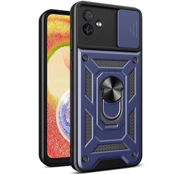 Чехол Ummi Camshield Serge Ring для Samsung Galaxy A06 — Синий — фото 1