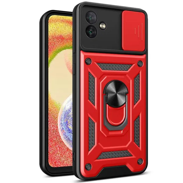 Чехол Ummi Camshield Serge Ring для Samsung Galaxy A06 — Красный — фото 1