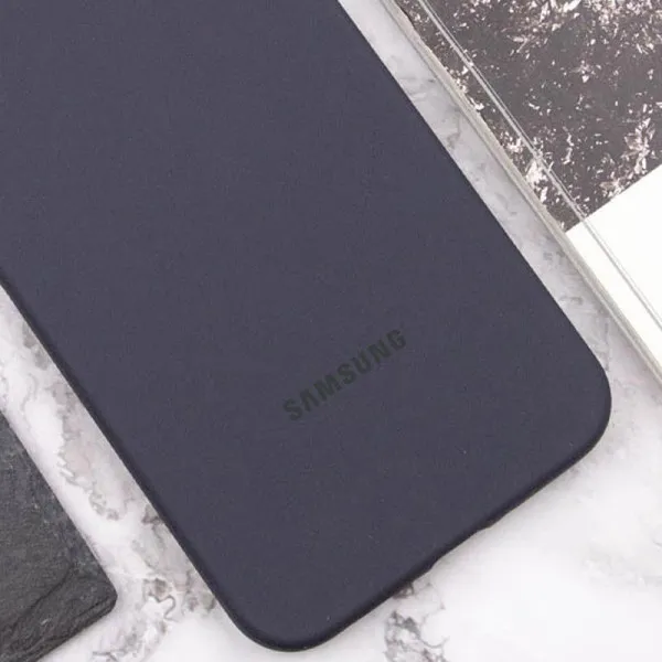 Чехол Silicone Cover Lakshmi Full Camera (AAA) with Logo для Samsung Galaxy A06 — Темно-синий — фото 3 Чехол Silicone Cover Lakshmi Full Camera (AAA) with Logo для Samsung Galaxy A06 — Темно-синий — фото 3