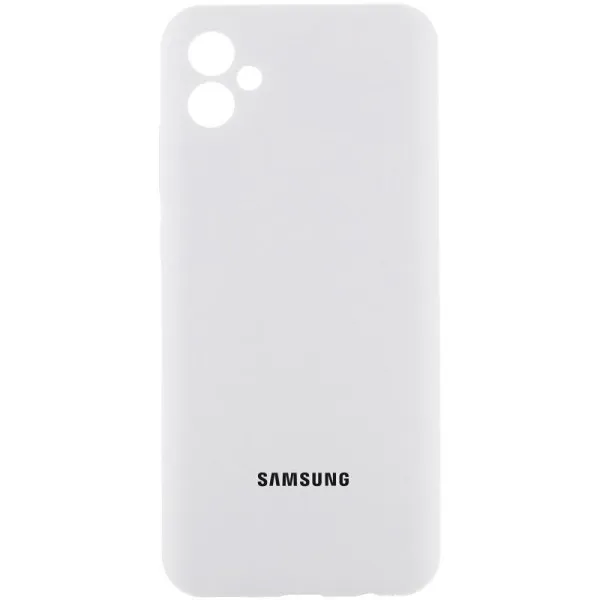 Чехол Silicone Cover Lakshmi Full Camera (AAA) with Logo для Samsung Galaxy A06 — Белый Чехол Silicone Cover Lakshmi Full Camera (AAA) with Logo для Samsung Galaxy A06 — Белый