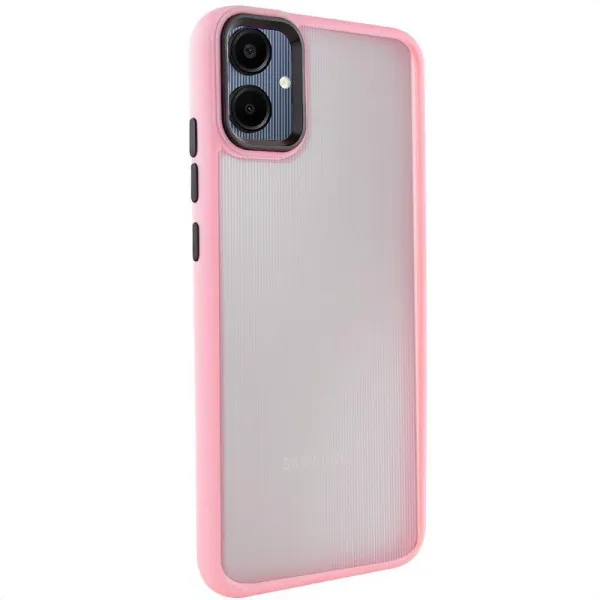 Чехол TPU+PC Lyon Frosted для Samsung Galaxy A06 — Розовый — фото 1