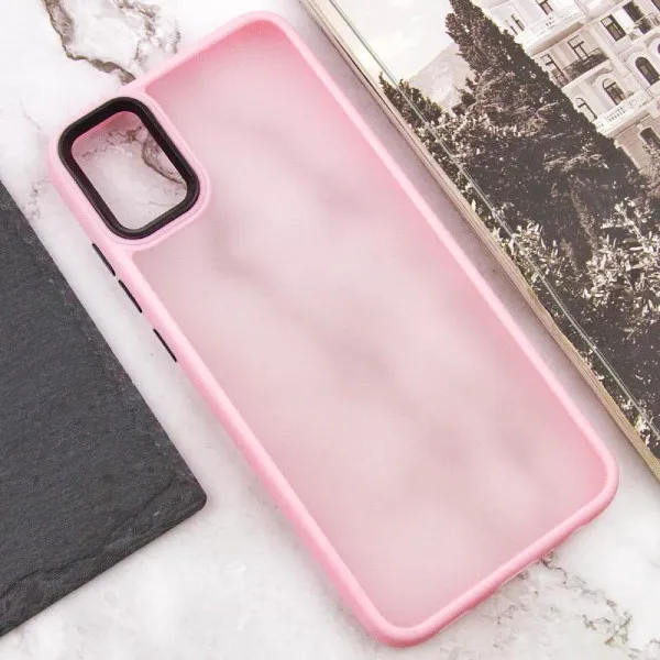 Чехол TPU+PC Lyon Frosted для Samsung Galaxy A06 — Розовый — фото 4