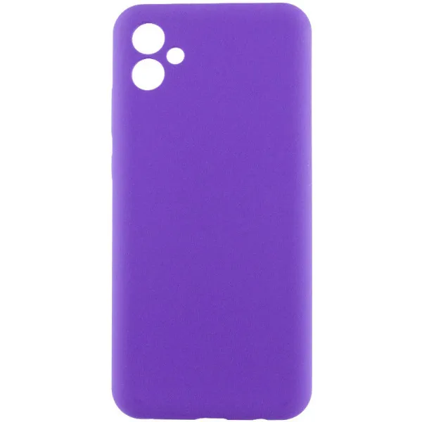 Чехол Silicone Cover Lakshmi Full Camera (AAA) для Samsung Galaxy A06 — Фиолетовый — фото 1