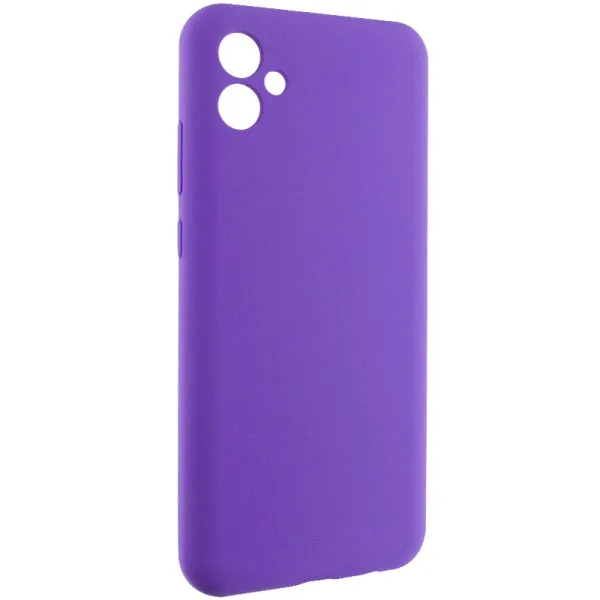 Чехол Silicone Cover Lakshmi Full Camera (AAA) для Samsung Galaxy A06 — Фиолетовый — фото 2