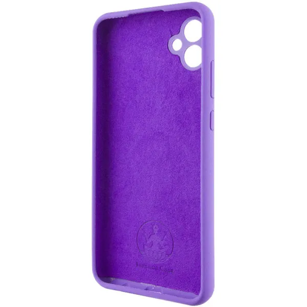Чехол Silicone Cover Lakshmi Full Camera (AAA) для Samsung Galaxy A06 — Фиолетовый — фото 3