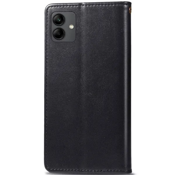 Кожаный чехол-книжка GETMAN Gallant (PU) для Samsung Galaxy A08 / A07 4G / A07s — Черный — фото 2 Кожаный чехол-книжка GETMAN Gallant (PU) для Samsung Galaxy A08 / A07 4G / A07s — Черный — фото 2
